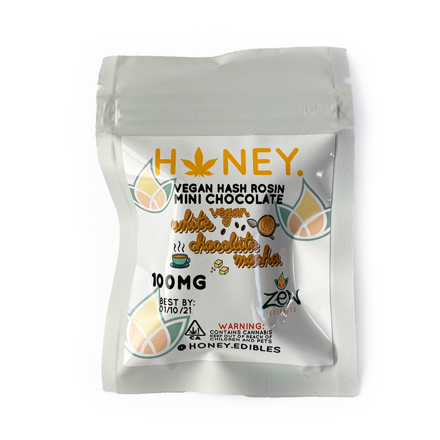 Vegan Hash Rosin Mini Chocolate "White Chocolate Mocha