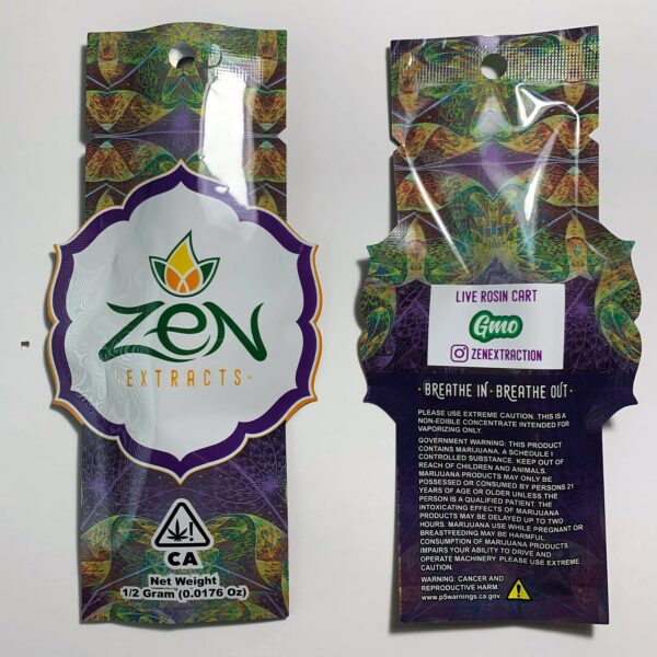 Zen Extracts Live Rosin Cartridges