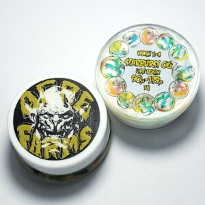 Ogre Farms 'Starburst OG' FRESH PRESS Live Rosin 90-179u