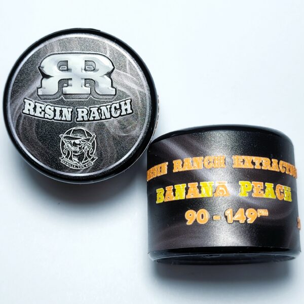Resin Ranch + Skrilly The Kid 'Banana Peach' Cold Cure Live Rosin 90-149u