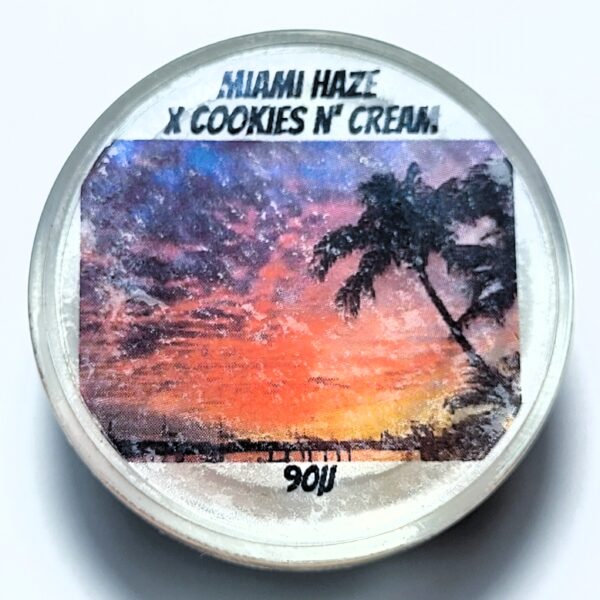 Real Cannabis Chris 'Miami Haze x Cookies N' Cream' Fresh Press Rosin 90u