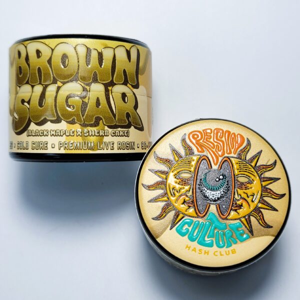 Resin Culture Hash Club 'Brown Sugar' Cold Cure Live Rosin 90-149u