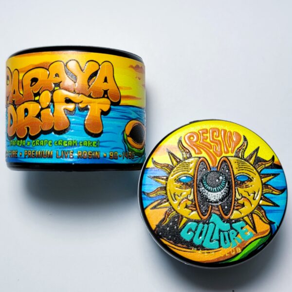 Resin Culture Hash Club 'Papaya Drift' Cold Cure Live Rosin 90-149u