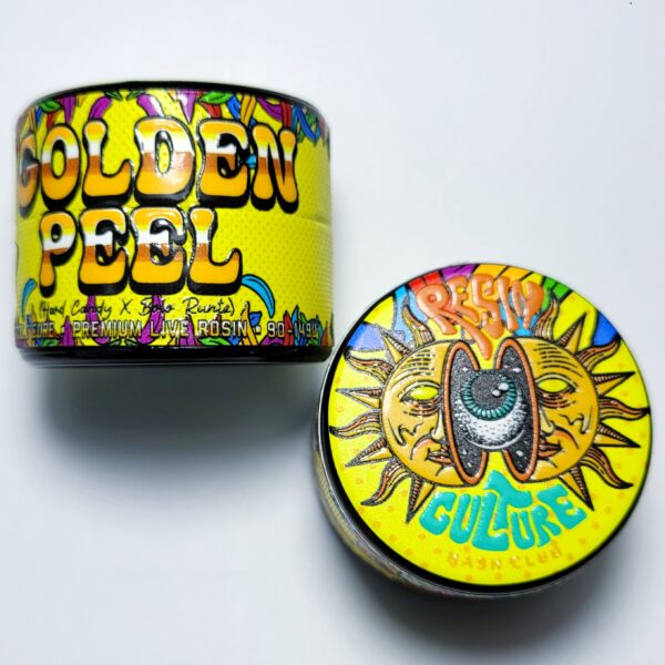 Resin Culture Hash Club 'Golden Peel' Cold Cure Live Rosin 90-149u