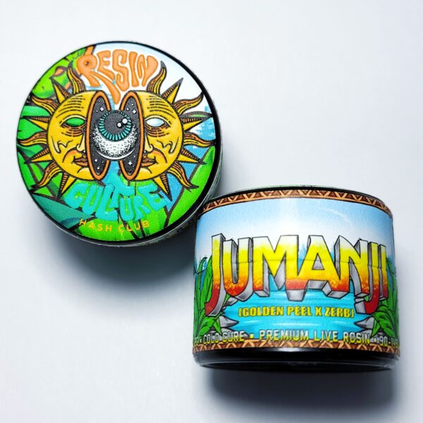 Resin Culture Hash Club 'Jumanji' Cold Cure Live Rosin 90-149u