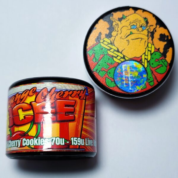 Ogre Farms 'Orange Cherry Icee' Fresh Press Live Rosin 70-159u