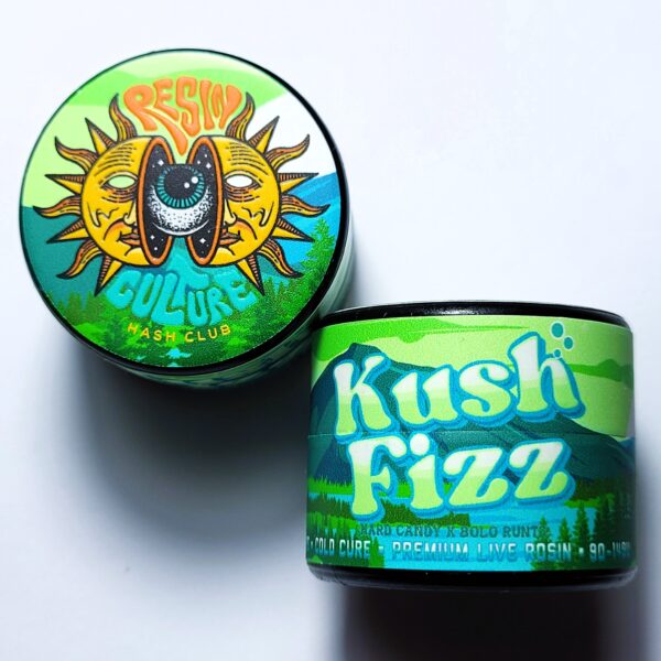 Resin Culture Hash Club 'Kush Fizz' Cold Cure Live Rosin 90-149u
