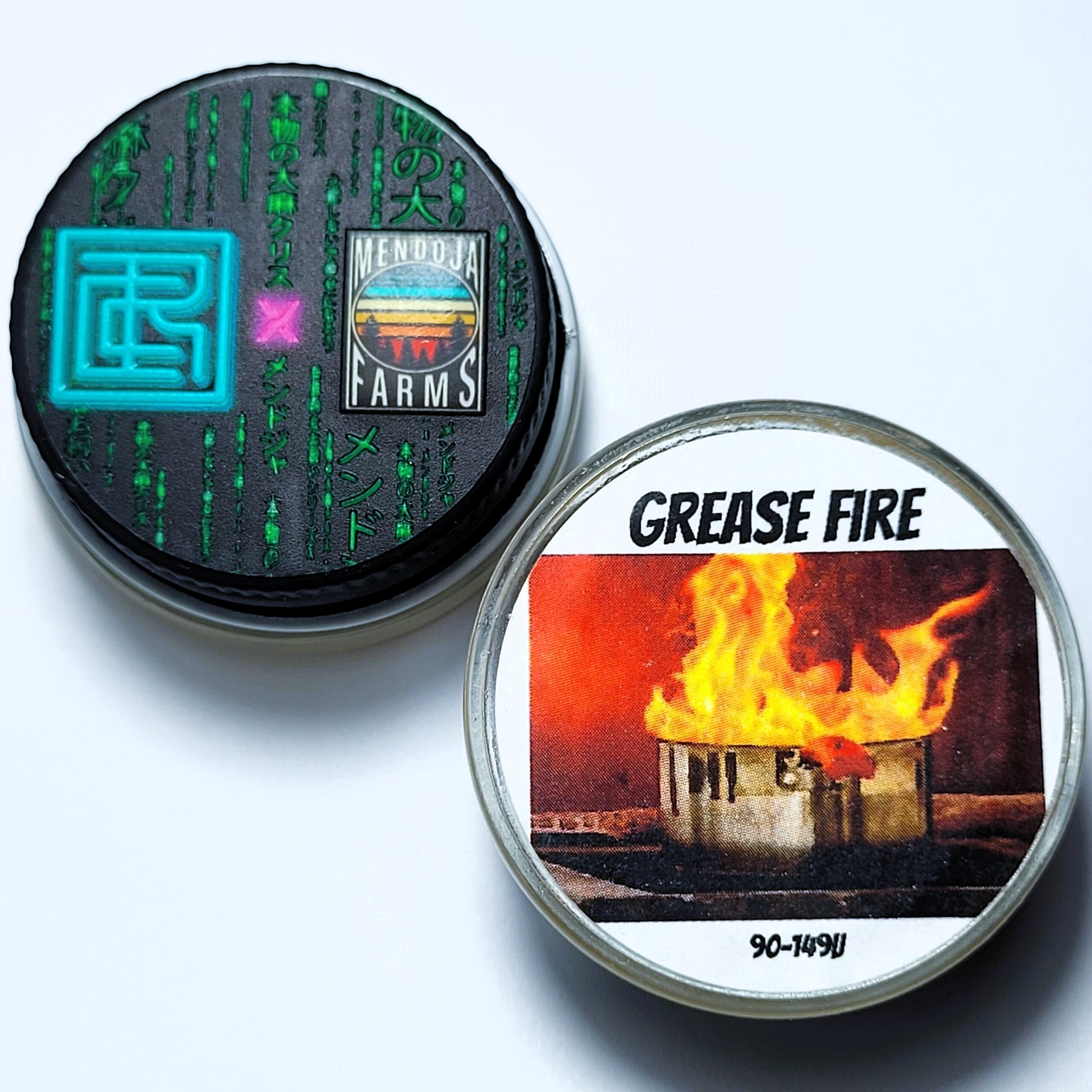 Real Cannabis Chris x Mendoja Farms 'Grease Fire' Cold Cure Live Rosin 90-149u