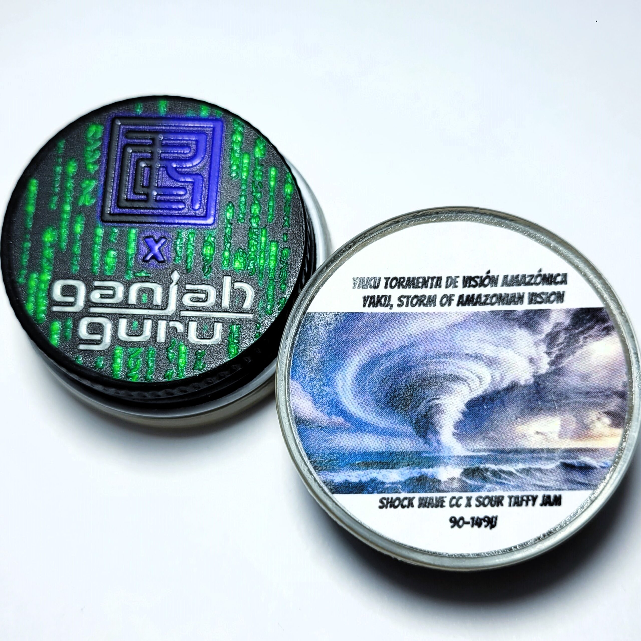 Real Cannabis Chris x Ganjah Guru 'Yaku, Storm of Amazonian Vision' Cold Cure Live Rosin 90-149u