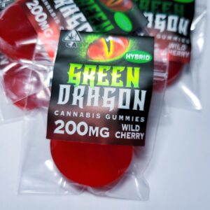 Green Dragon 'Wild Cherry' Hybrid Gummy 200MG