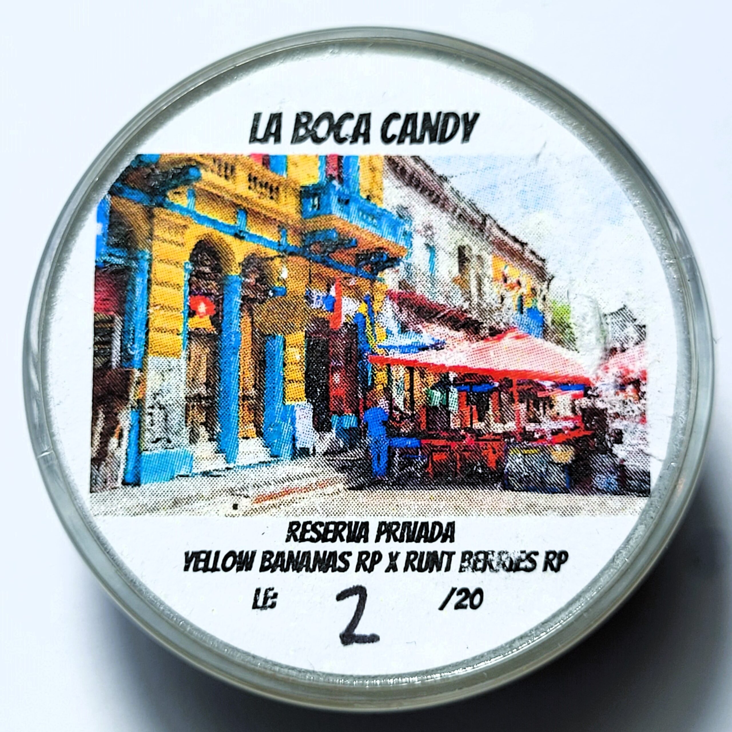 Real Cannabis Chris x Symbiotic Genetics 'La Boca Candy' LE Reserva Privada Cold Cure Live Rosin