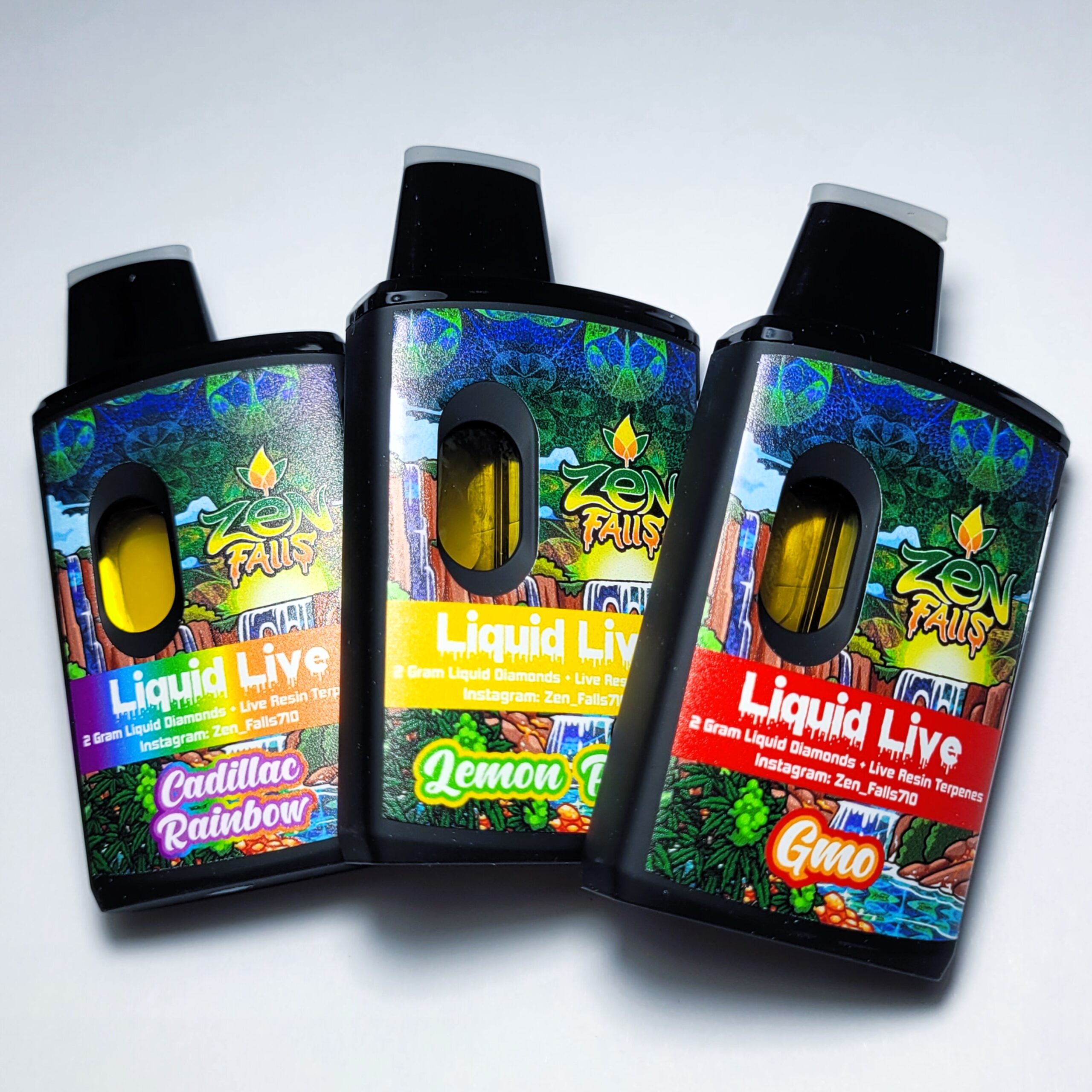Zen Falls Liquid Live - Live Resin Liquid Diamonds Disposables by Zen Extracts